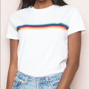 Brandy Melville Rainbow Jamie Top